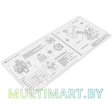 Коврик для мыши Dark Project MD3a Aquamarine (белый) картинка 2